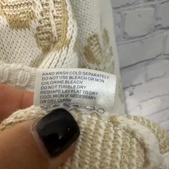 Tyler Boe Floral Jacquard Sweater in Sandstone - Picture 6 of 6